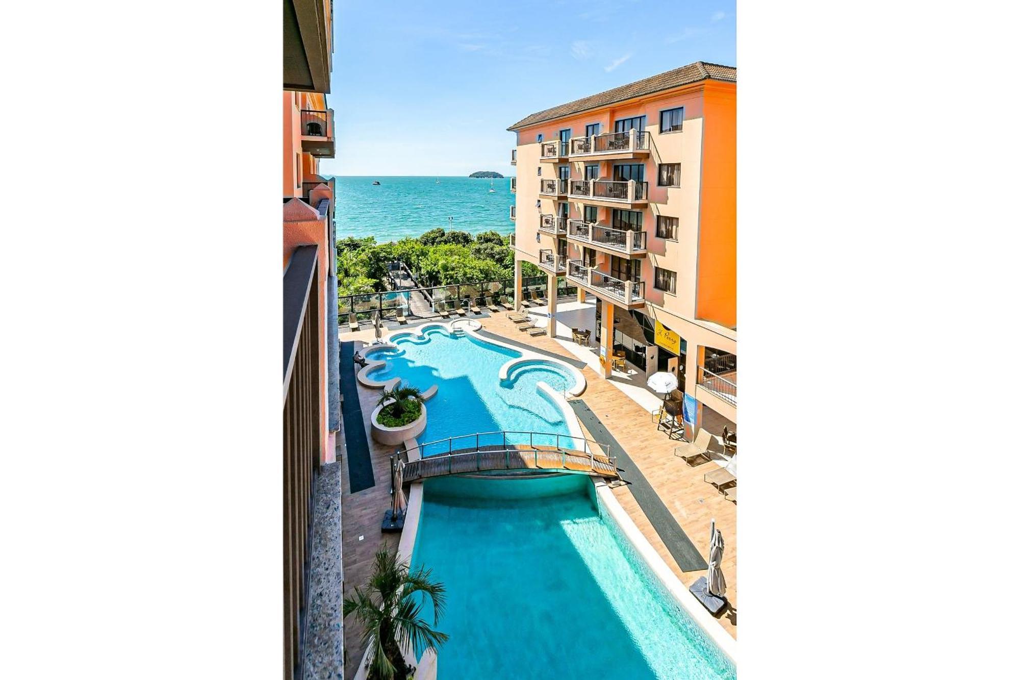 Resort Pe Na Areia - Studios Direto Com Proprietario Jbvjr Florianópolis Dış mekan fotoğraf