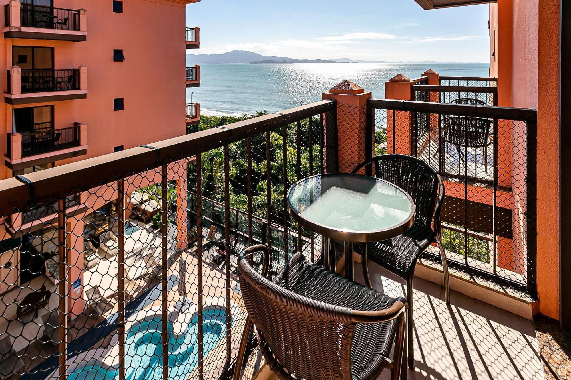 Resort Pe Na Areia - Studios Direto Com Proprietario Jbvjr Florianópolis Dış mekan fotoğraf