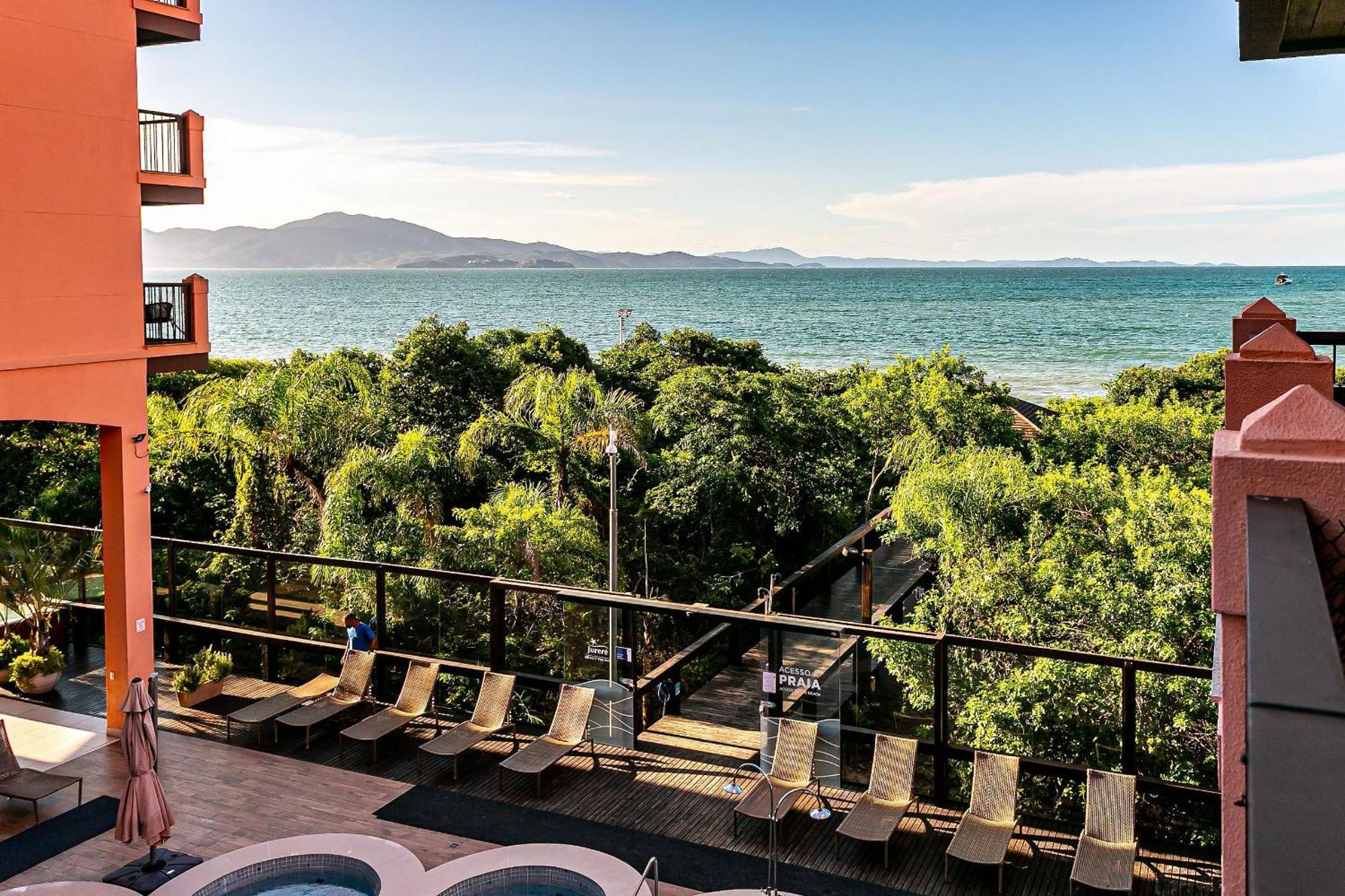 Resort Pe Na Areia - Studios Direto Com Proprietario Jbvjr Florianópolis Dış mekan fotoğraf
